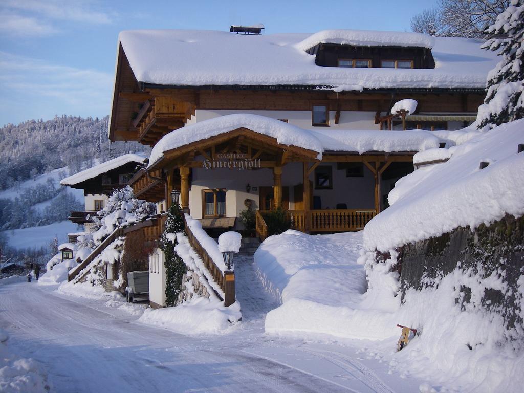 Berggasthof Hintergfoell Unken Exterior photo
